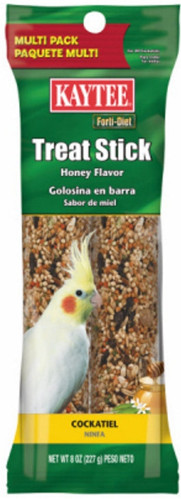72 oz (9 x 8 oz) Kaytee Forti Diet Honey Treat Sticks for Cockatiels
