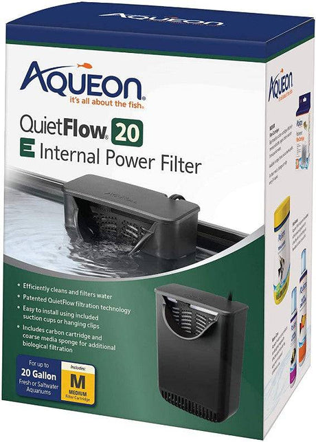 Aqueon Quietflow E Internal Power Filter for Aquariums