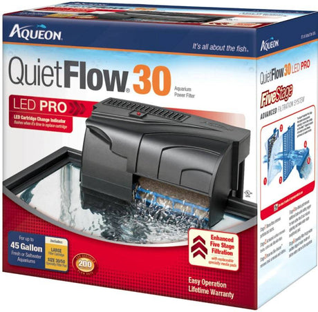 Aqueon QuietFlow LED Pro Aquarium Power Filter