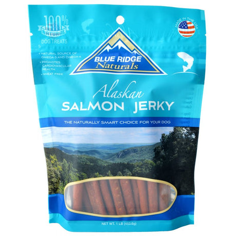 4 lb (4 x 1 lb) Blue Ridge Naturals Alaskan Salmon Jerky