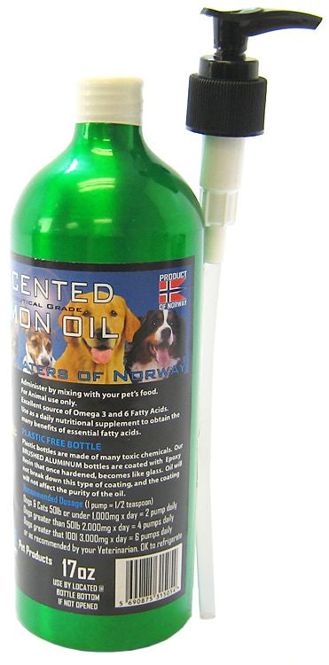 68 oz (4 x 17 oz) Iceland Pure Salmon Oil Nutritional Supplement for Dogs