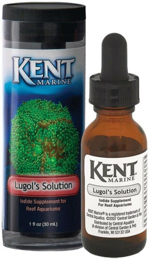 1 oz Kent Marine Lugols Solution Iodide Supplement for Reef Aquariums