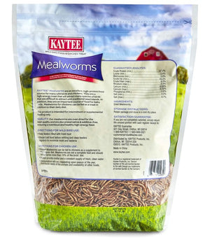 64 oz (2 x 32 oz) Kaytee Mealworms Wild Bird Food