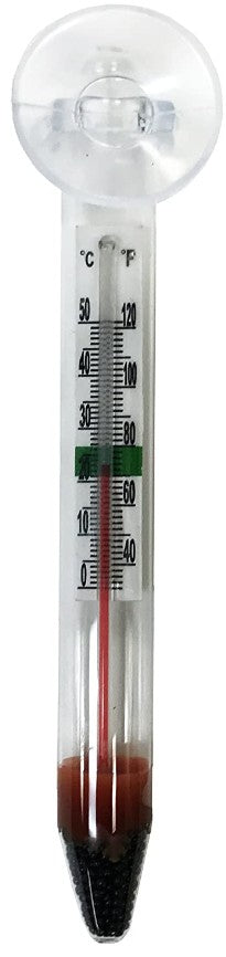 1 count Penn Plax Therma-Temp Floating Thermometer with Suction Cup