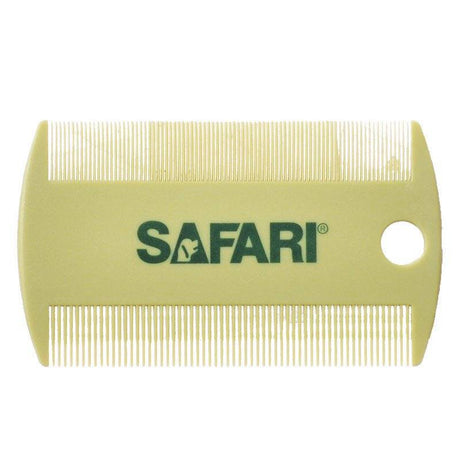 Safari Plastic Double Sided Flea Combs for Dogs and Cats