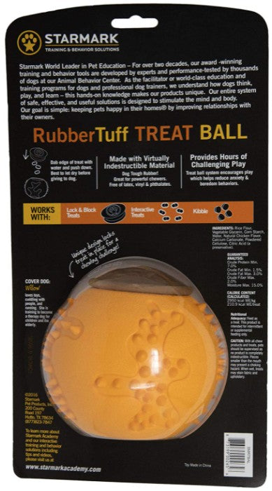 2 count Starmark RubberTuff Treat Ball Large