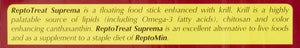 2.18 oz Tetrafauna ReptoTreat Suprema Reptile Food