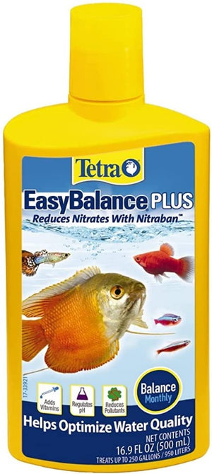 101.4 oz (6 x 16.9 oz) Tetra Easy Balance Plus Reduces Nitrates with Nitraban for Aquariums