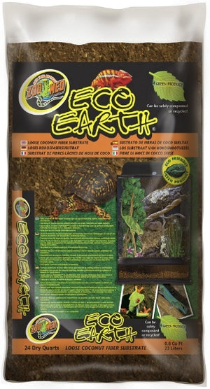 72 quart (3 x 24 qt) Zoo Med Eco Earth Loose Coconut Fiber Substrate