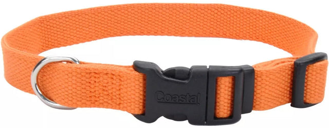 Coastal Pet New Earth Soy Adjustable Dog Collar Pumpkin Orange - PetMountain.com