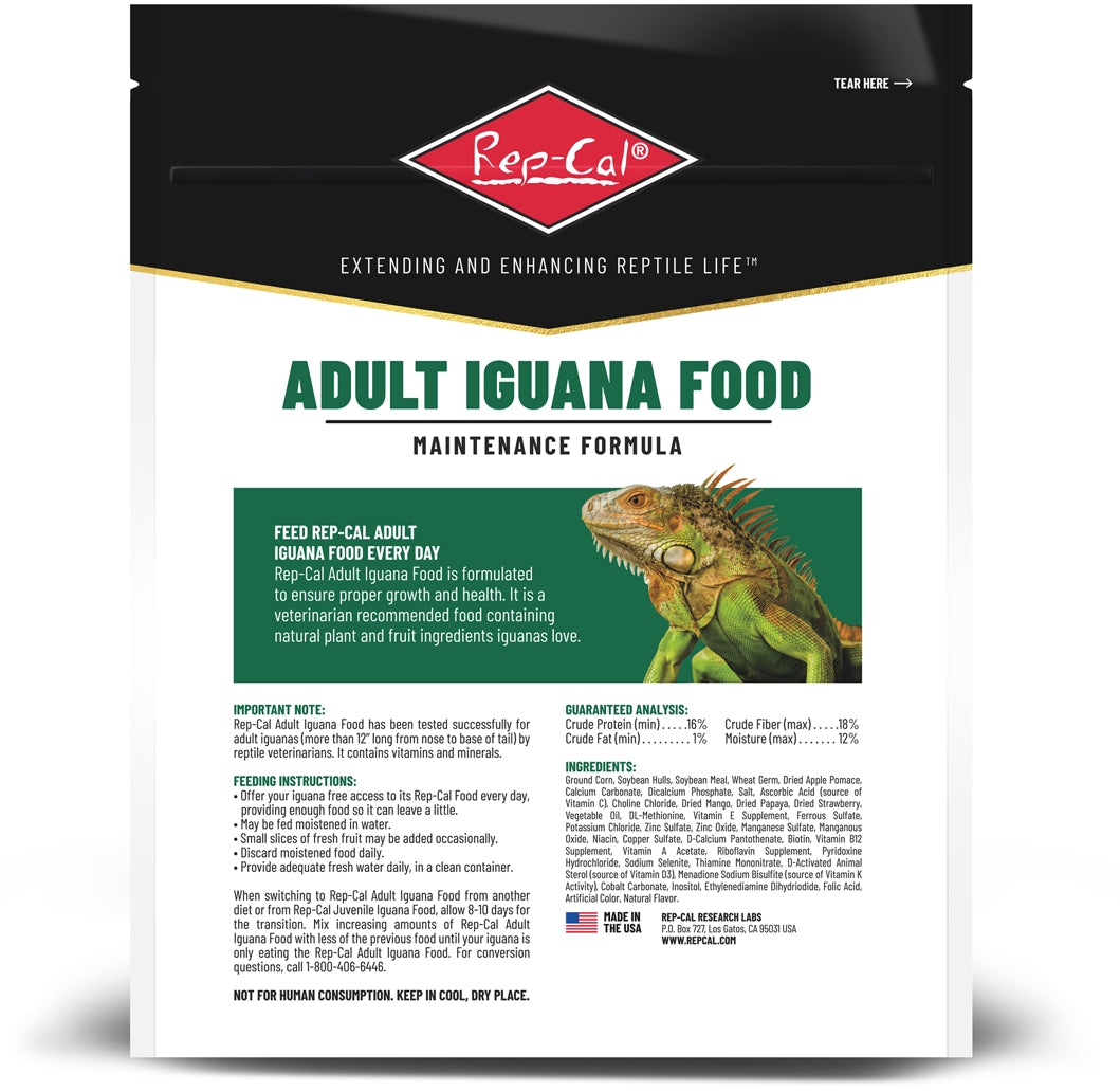 6 lb (3 x 2 lb) Rep Cal Maintenance Formula Adult Iguana Food