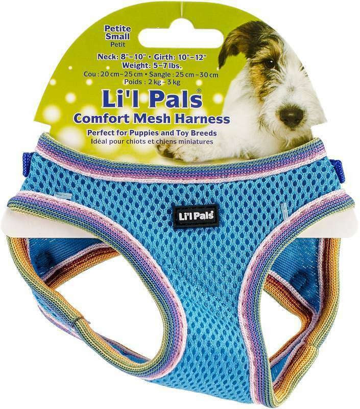 Lil Pals Comfort Mesh Harness Blue Lagoon - PetMountain.com
