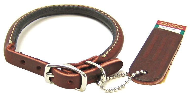 Circle T Latigo Leather Round Collars - PetMountain.com