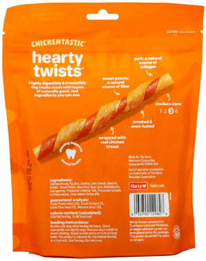 24 count Hartz Oinkies Chickentastic Hearty Twists for Dogs