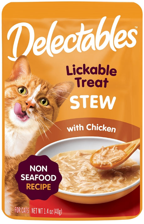 1 count Hartz Delectables Stew Lickable Treat for Cats Chicken