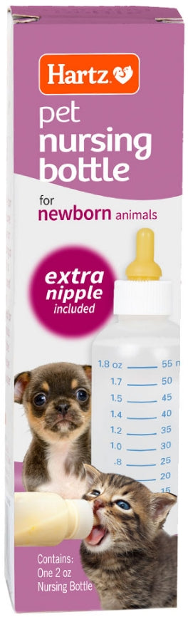 12 count (12 x 1 ct) Hartz Precision Nutrition Newborn Animal Nursing Bottle