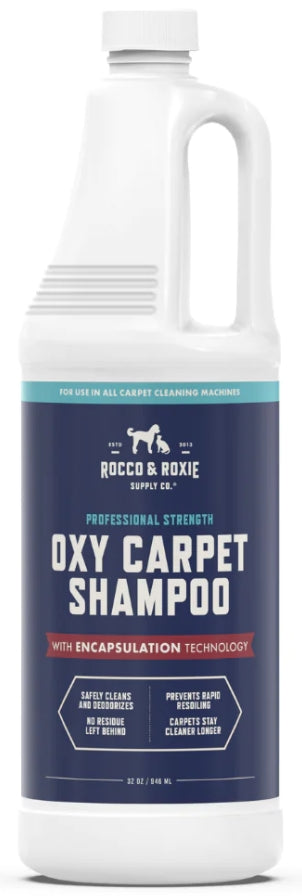 96 oz (3 x 32 oz) Rocco and Roxie Professional Strength Oxy Carpet Shampoo