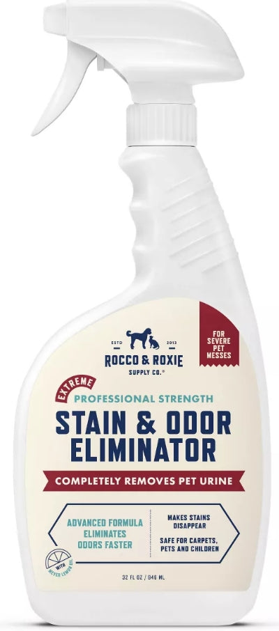 96 oz (3 x 32 oz) Rocco and Roxie Extreme Professional Strength Stain and Odor Eliminator