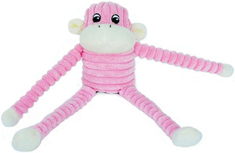 Small - 3 count ZippyPaws Spencer the Crinkle Monkey Dog Toy