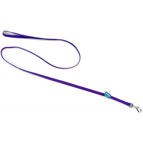 4 feet x 3/8"W Coastal Pet Single Nylon Lead Purple
