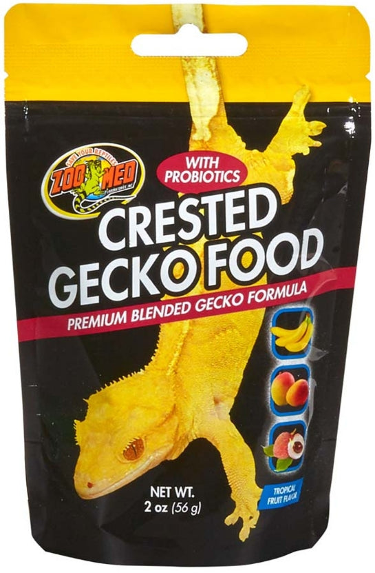 2 oz Zoo Med Crested Gecko Food Tropical Fruit Flavor