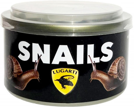 5.1 oz (3 x 1.7 oz) Lugarti Canned Snails Treat for Reptiles