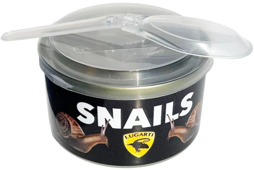 5.1 oz (3 x 1.7 oz) Lugarti Canned Snails Treat for Reptiles