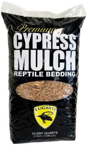 30 quart (3 x 10 qt) Lugarti Premium Cypress Mulch Reptile Bedding