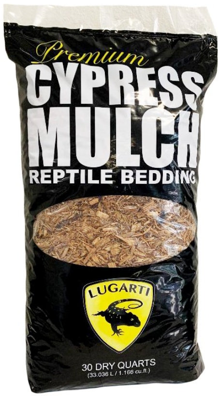 60 quart (2 x 30 qt) Lugarti Premium Cypress Mulch Reptile Bedding