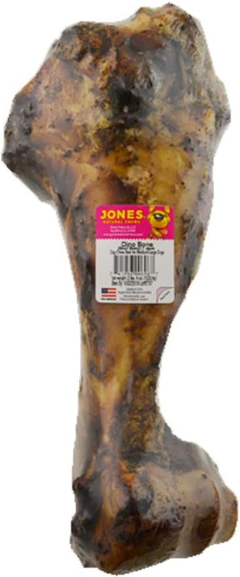 3 count (3 x 1 ct) Jones Naturals Dino Bone 12-14 Inch Beef Dog Bone