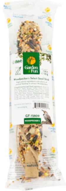 1 count AE Cage Company Garden and Fun Woodpecker Select Seed Stick