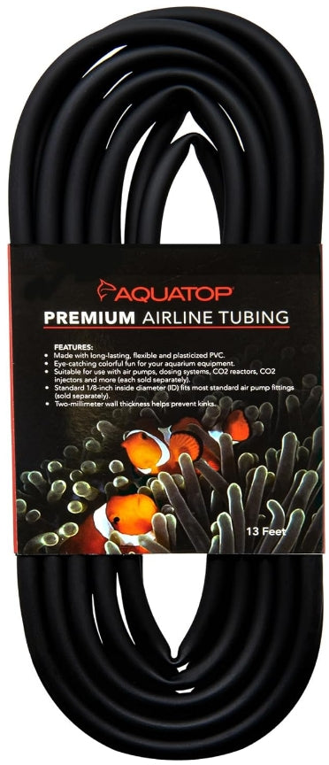 52 feet (4 x 13 ft) Aquatop Premium Airline Tubing Black