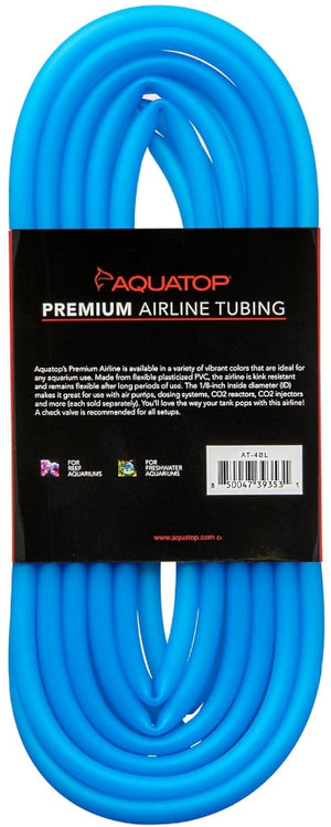 52 feet (4 x 13 ft) Aquatop Premium Airline Tubing Blue