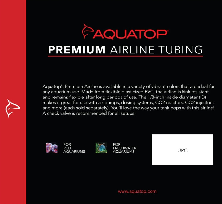 13 feet Aquatop Premium Airline Tubing Clear