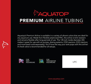 52 feet (4 x 13 ft) Aquatop Premium Airline Tubing Clear