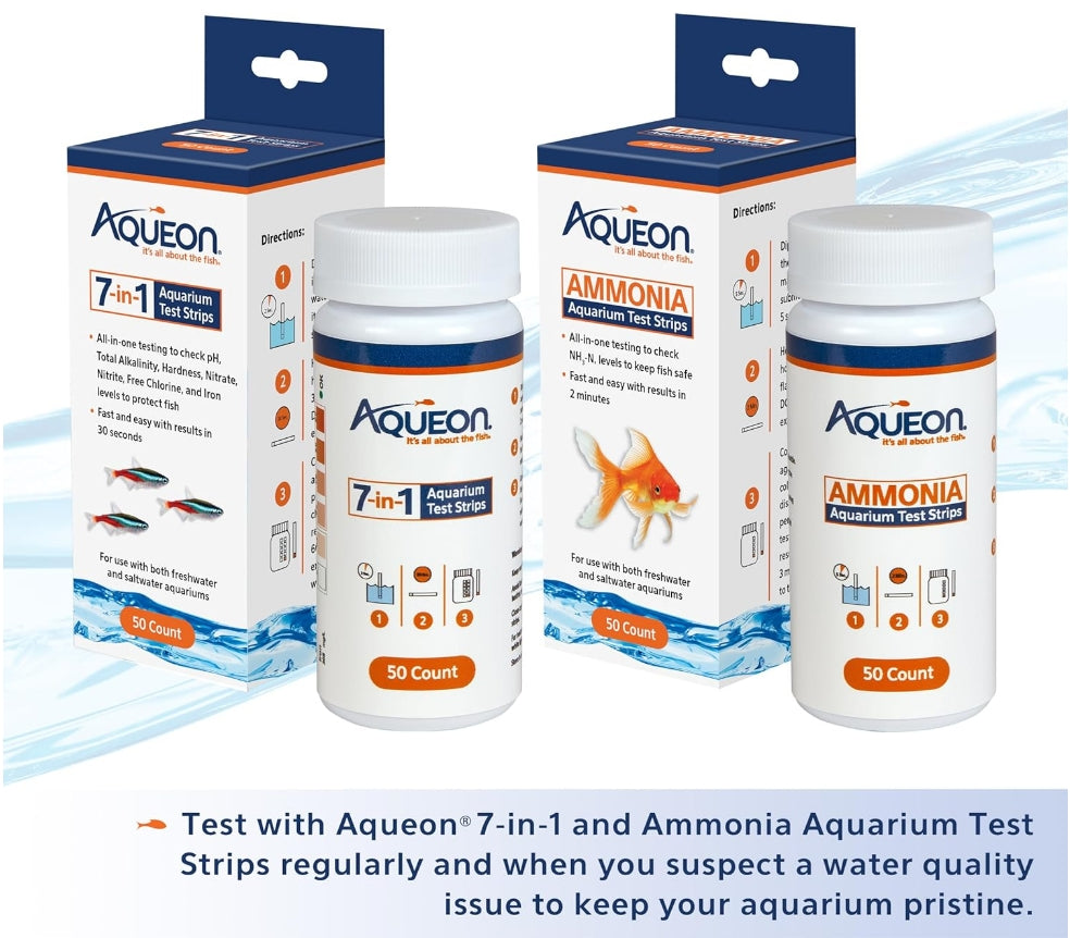 50 count Aqueon Ammonia Aquarium Test Strips