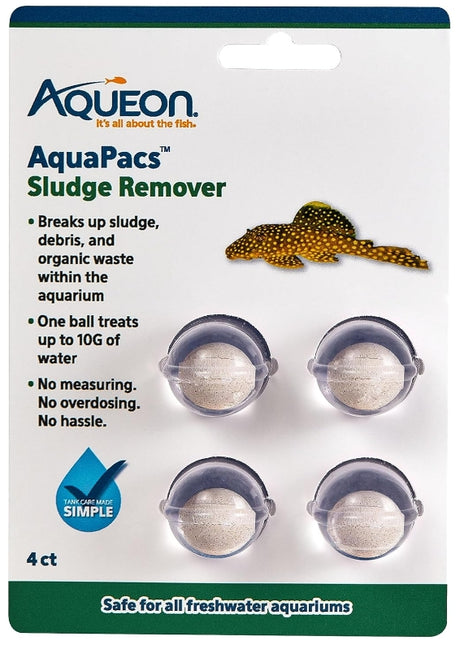 4 count Aqueon AquaPacs Sludge Remover