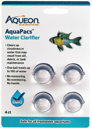 24 count (6 x 4 ct) Aqueon AquaPacs Water Clarifier