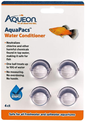24 count (6 x 4 ct) Aqueon AquaPacs Water Conditioner