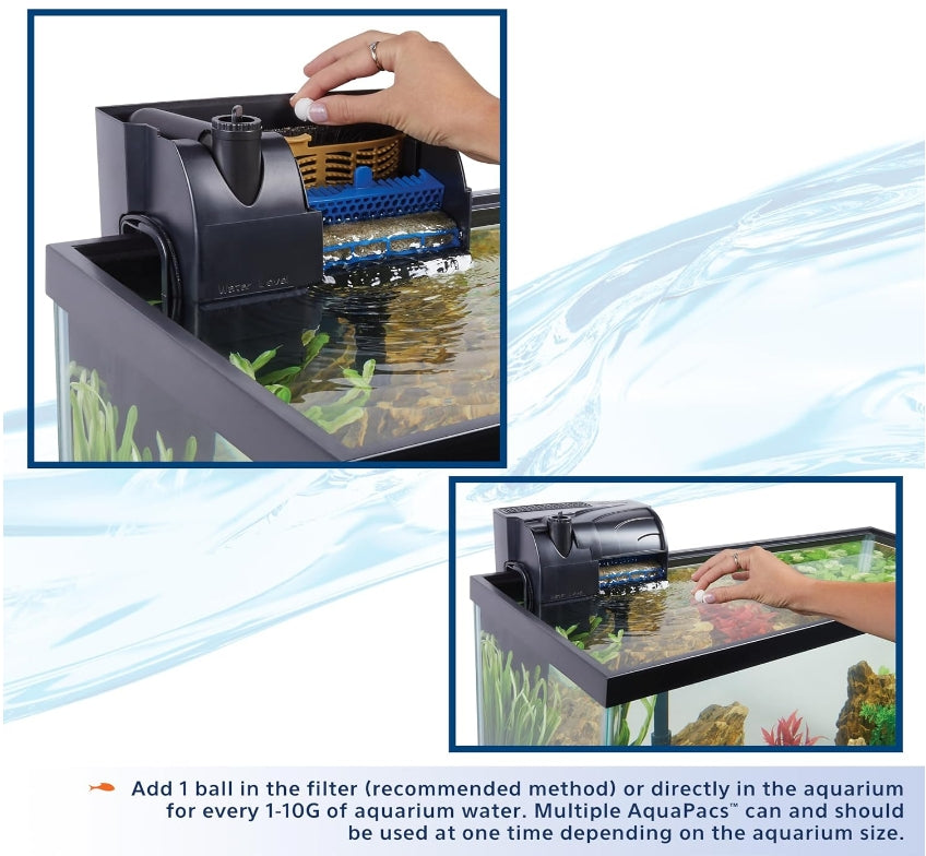 24 count (6 x 4 ct) Aqueon AquaPacs Water Conditioner