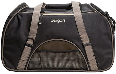 Large - 1 count Bergan Comfort Carrier Black and Grey