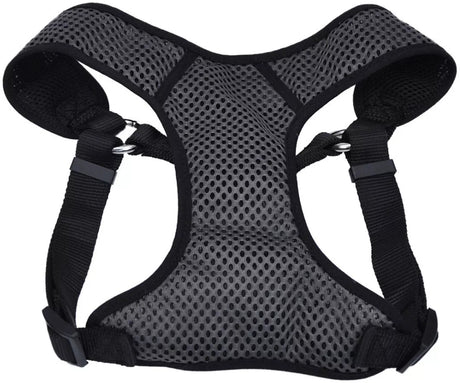 14-16"L x 3/8"W Coastal Pet Comfort Soft Sport Wrap Adjustable Dog Harness Black