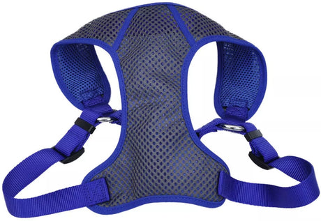14-16"L x 3/8"W Coastal Pet Comfort Soft Sport Wrap Adjustable Dog Harness Blue