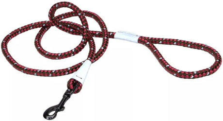 6 feet x 1/2"W Coastal Pet K9 Explorer Reflective Braided Rope Dog Leash Berry