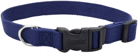 18-26"L x 1"W Coastal Pet New Earth Soy Adjustable Dog Collar Indigo
