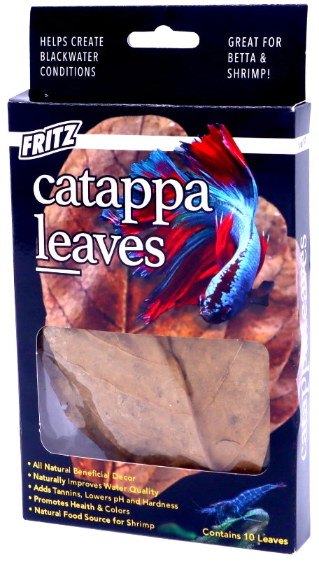 10 count Fritz Aquatics Catappa Leaves