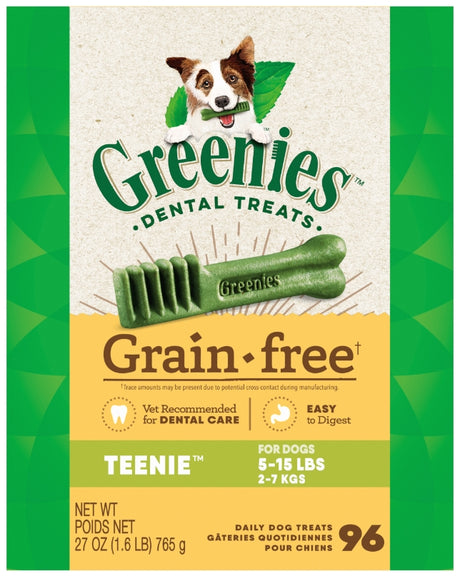 27 oz Greenies Grain Free Dental Treat Teenie