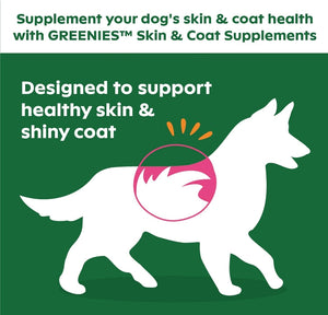 13.28 oz Greenies Skin and Coat Supplements for Dogs