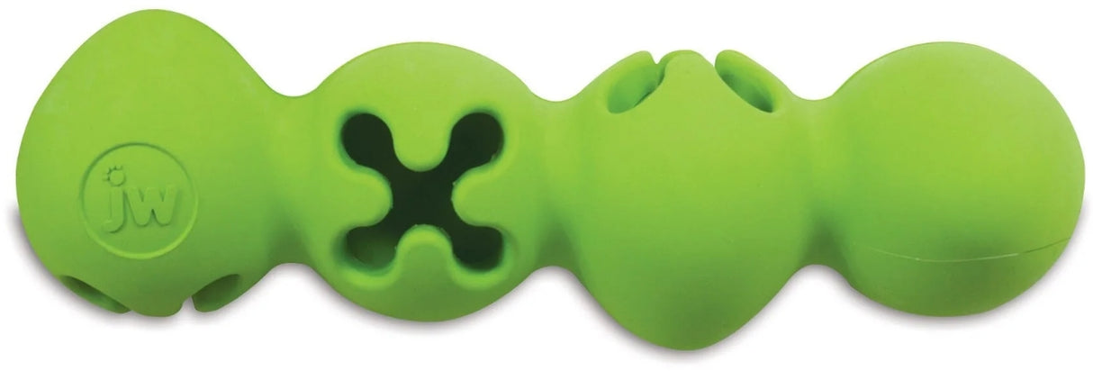 1 count JW Pet PlayBites Caterpillar Dog Treat Toy