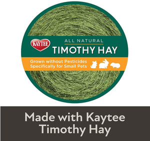 3.5 oz Kaytee Field and Forest Mini Hay Bale Apple and Rose